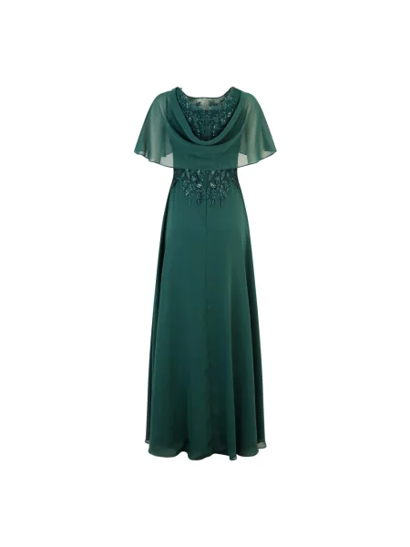 Haftowana sukienka Vera Mont zielona