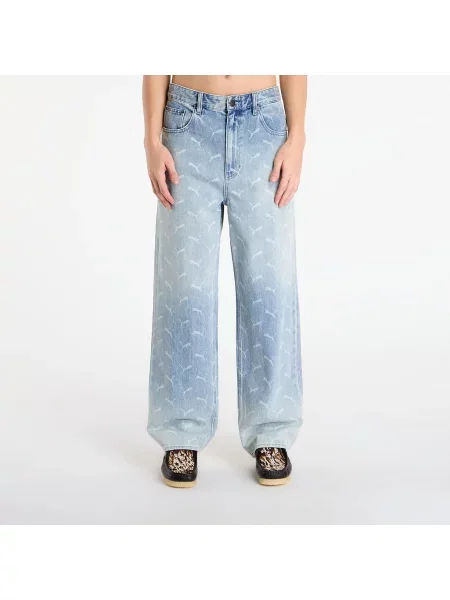 Панталони PUMA x A$AP ROCKY Laser Monogram Faded Denim/ AOP 30 синьо
