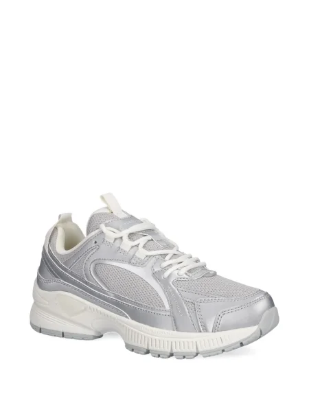 Sneakerși Armani Exchange argintiu