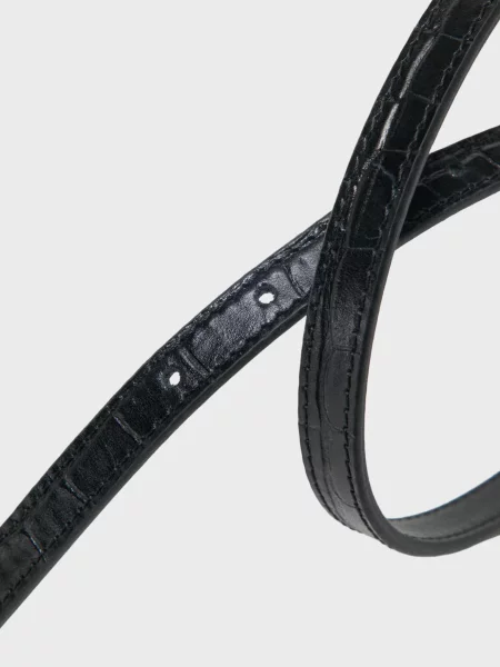 Кожаный ремень Maje черный