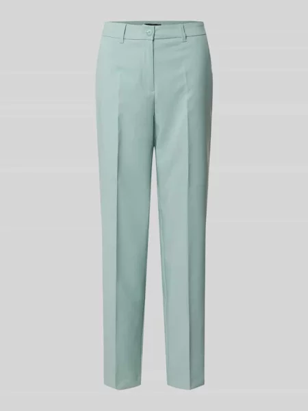 Spodnie o kroju straight fit spodnie materiałowe z kantami Betty Barclay