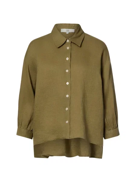 IPURI Lniana bluzka Francis Kobiety len 34 zielony