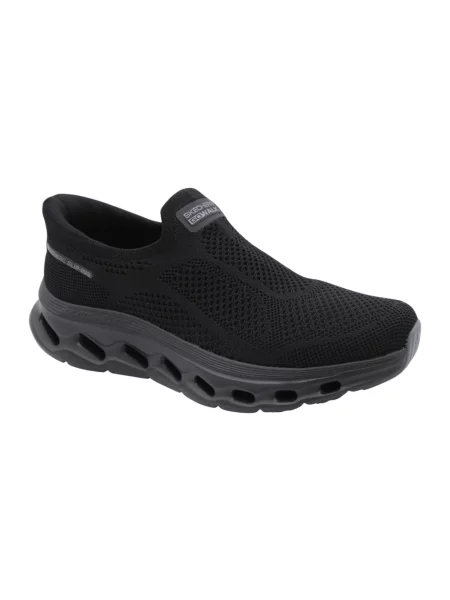 Loafersy Skechers czarne