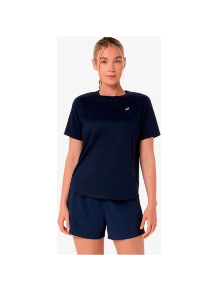 Koszulka z krótkim rękawem ASICS Core nocny XS niebieski