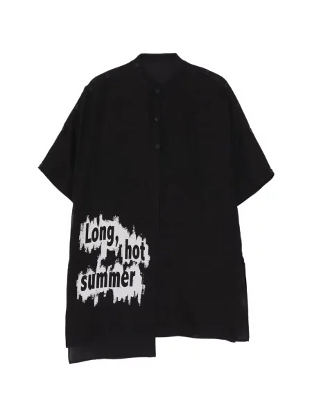 Cămașă Yohji Yamamoto cu imagine negru