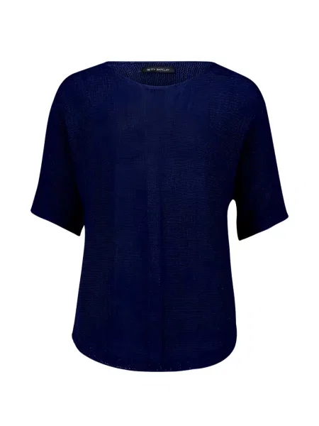 Scurt top Betty Barclay tricotate albastru