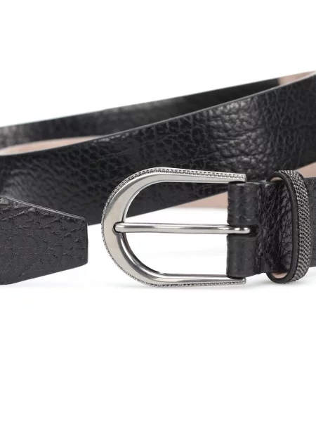 Curea Brunello Cucinelli din piele negru