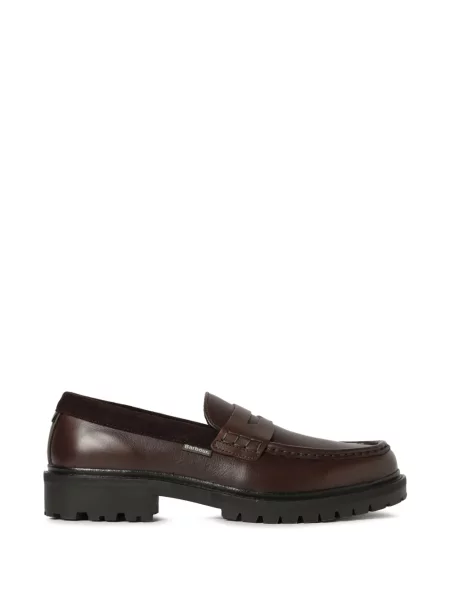 Loafersy Barbour hnedá