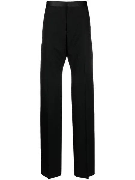 Pantaloni Givenchy din satin negru
