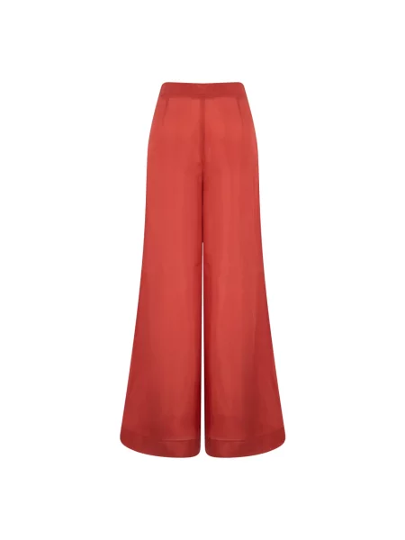 Spodnie Alberta Ferretti czerwone