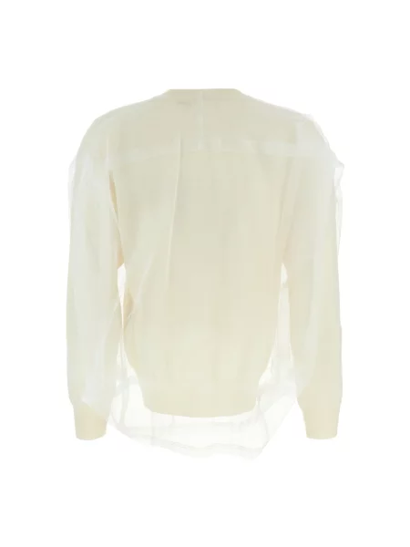 Sweter Comme Des Garcons tiulowy biały