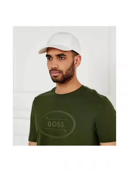 BOSS GREEN Șapcă baseball Pyer-Prep-Society alb