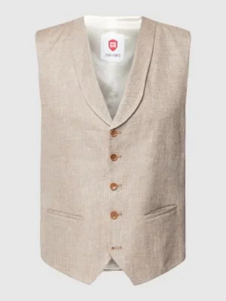 Kamizelka garniturowa ze wzorem na całej powierzchni model ‘Paddy’ Cg - Club Of Gents