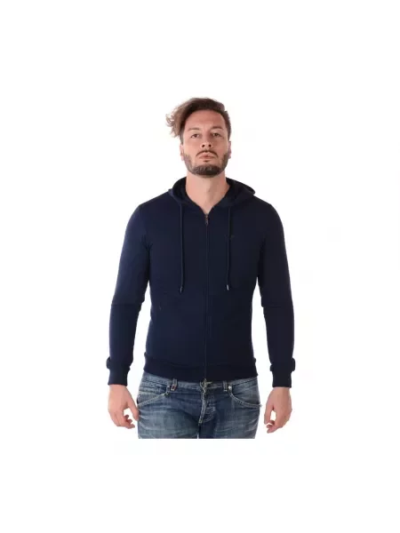Bluza rozpinana Emporio Armani niebieska