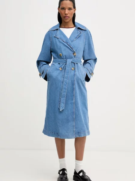 Marc O'Polo palton pentru femei din denim albastru