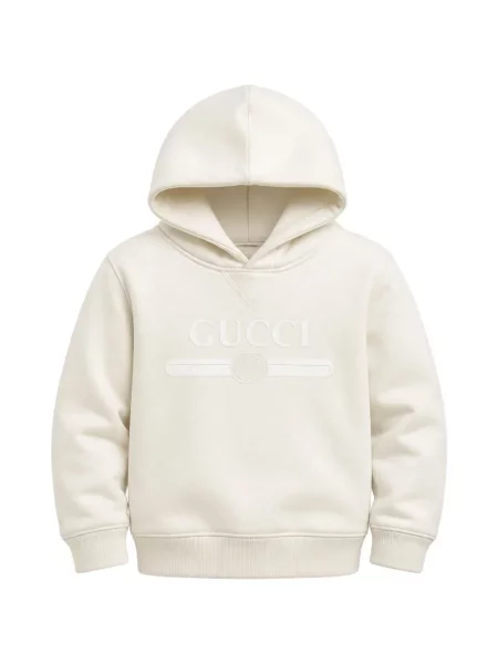 Bluza z kapturem dziecięca Gucci biała