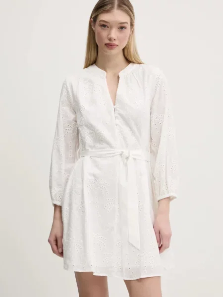 Desigual rochie din TOURS mini evazati alb