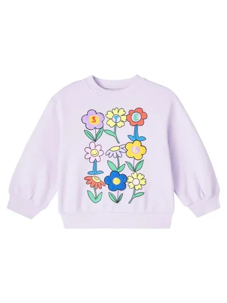 Gyerek melegítő felső Stella Mccartney lila