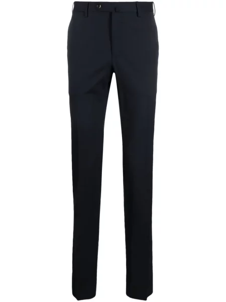 Pantaloni Pt Torino cu talie joasă albastru