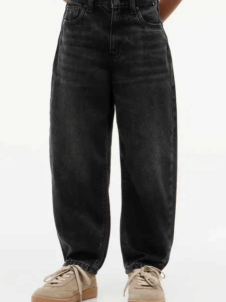 Tommy Hilfiger blugi barrel pentru copii BARREL negru