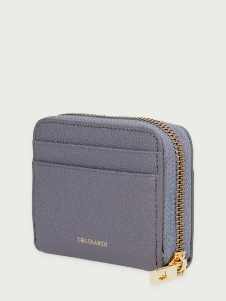 Trussardi portofel din piele gri