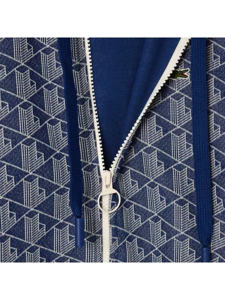 Lacoste толстовка Monogram блакитна