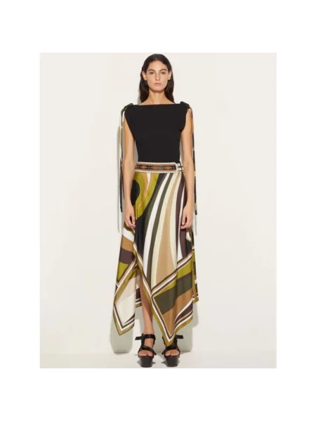 Top Pucci z nadrukiem czarny