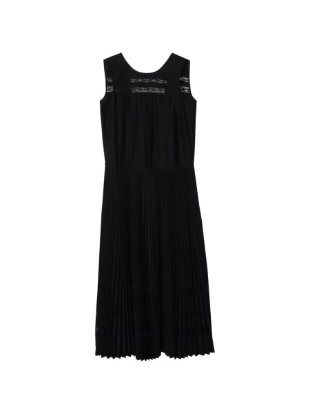Rochie midi 3.1 Phillip Lim din dantelă în linie A negru