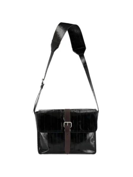 Geantă crossbody Dries Van Noten din piele negru
