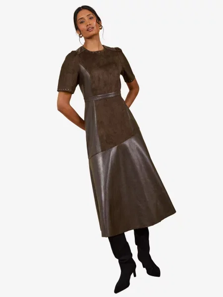 Love & roses Rochie ciocolatiu