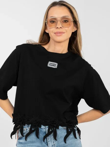 Bluză Factory Price scurtă negru