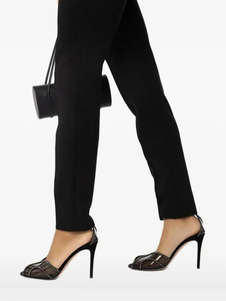 Sandale Gianvito Rossi de cristal negru