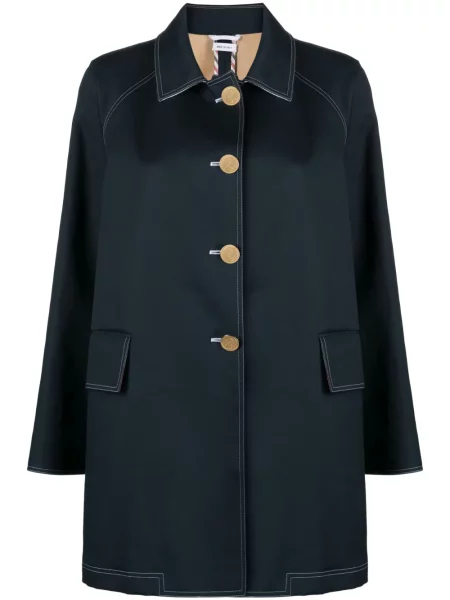 Palton Thom Browne cu dungi albastru