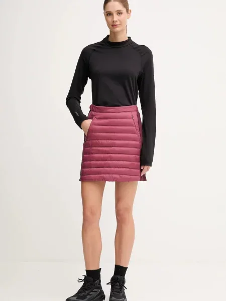Спортивна спідниця Jack Wolfskin ROUTEBURN PRO mini пряма рожевий
