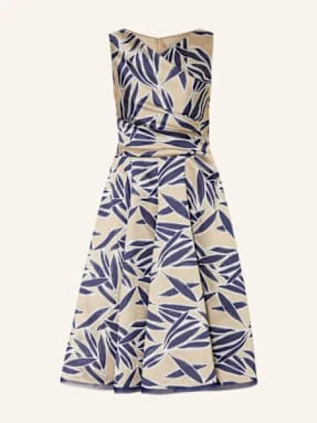 Talbot Runhof Sukienka Koktajlowa beige beżowa