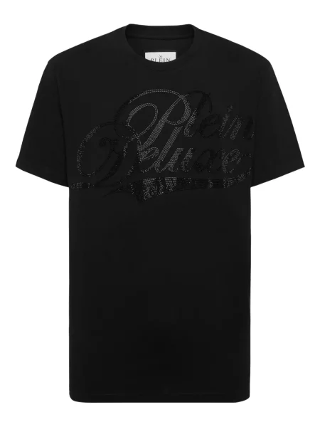 Tricou Philipp Plein de cristal negru