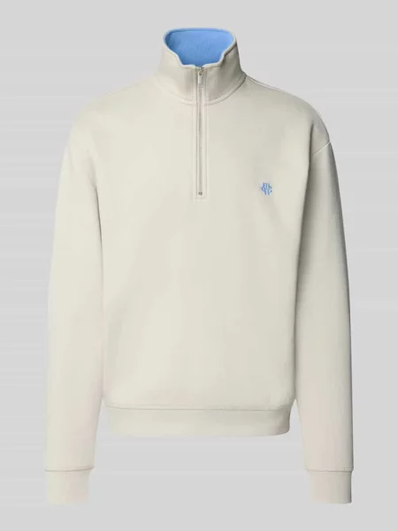 Sweter Mcneal z kołnierzem beżowy