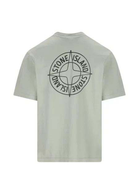 Tricou Stone Island cu strasuri verde