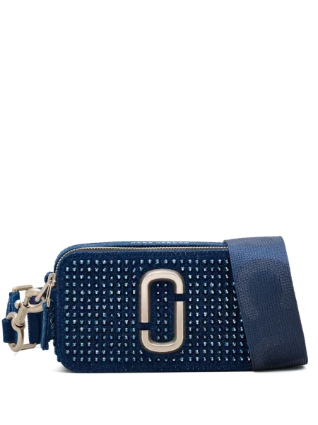 Geanta crossbody Marc Jacobs de cristal albastru