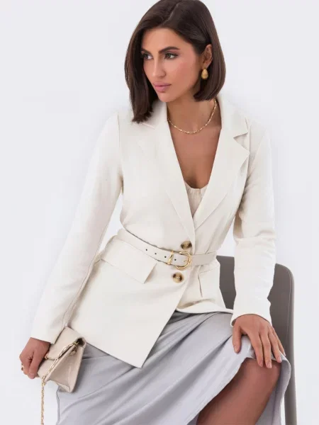 Піджаки Dressa молочний віскоза/поліестер