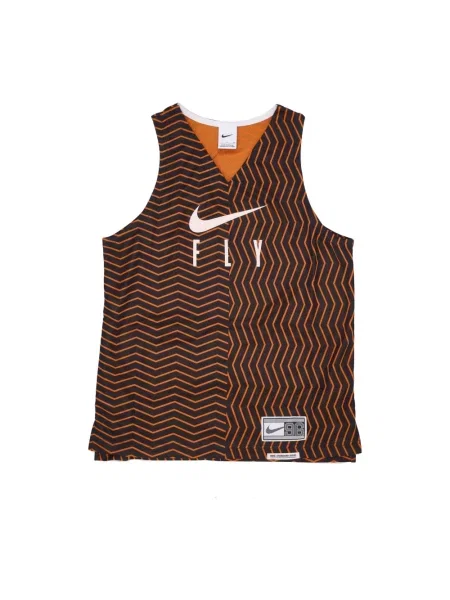 Koszulka sportowa Nike na ramiączkach do koszykówki brązowa