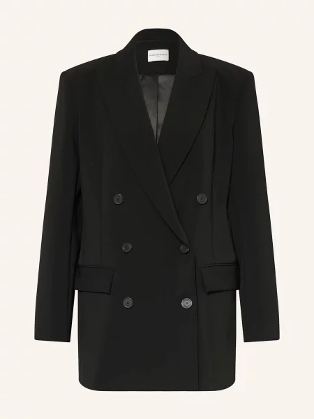 Claudie Pierlot Długi Blezer schwarz czarna