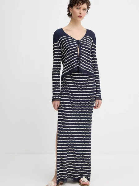 Rag & Bone kardigan lekki granatowy