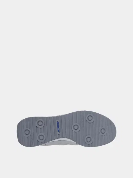 Кожаные повседневные кроссовки Skechers серые