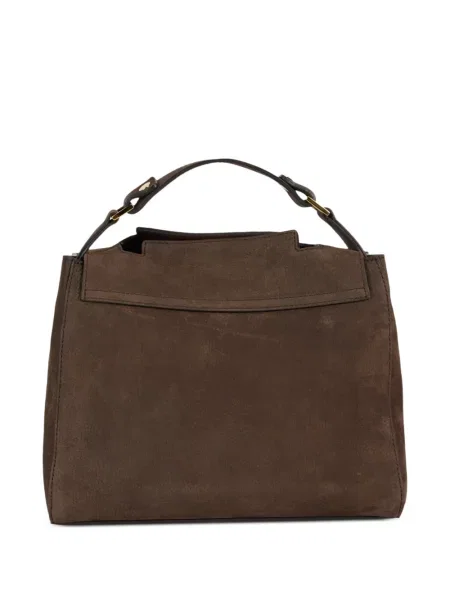 Shopper kabelka Orciani hnedá