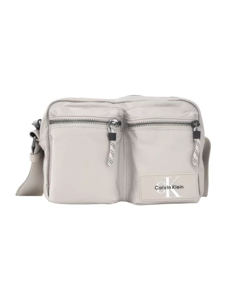 Saszetka Calvin Klein beżowa
