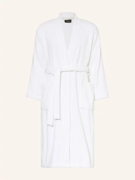 Cawö Szlafrok Luxury Basics weiss biały