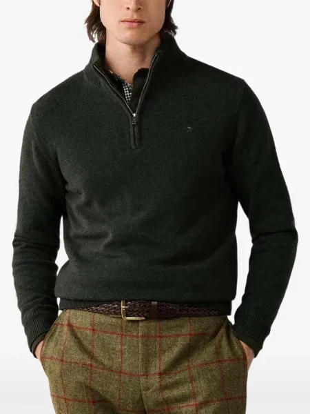 Pulover Hackett London de lână verde