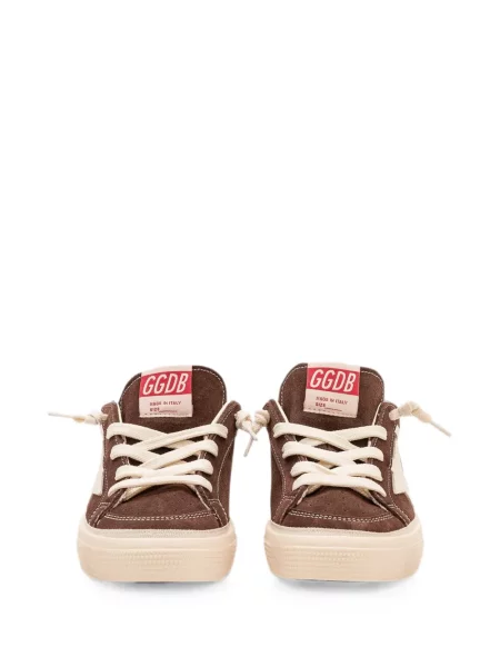Sneakersy dziecięce Golden Goose May brązowe