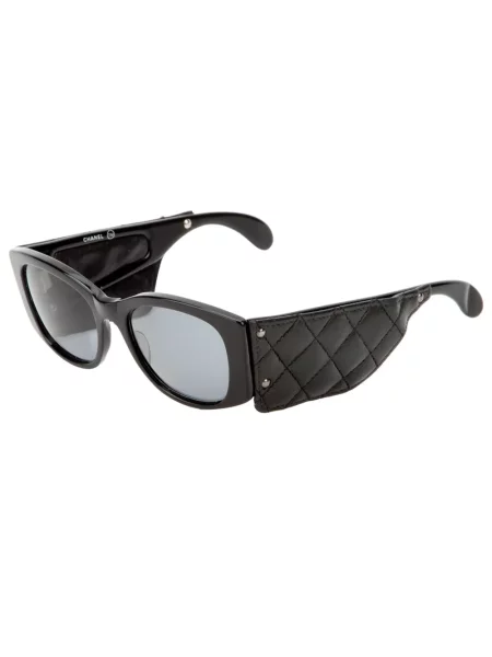 Retro sluneční brýle Chanel Pre-owned černé